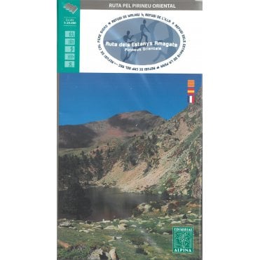 Ruta dels Estanys Amagats. Hiking map