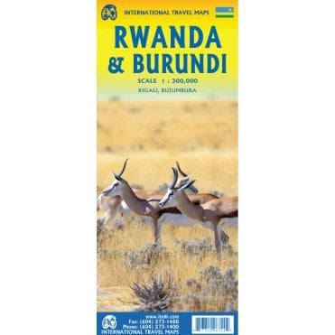 Rwanda / Burundi Travel Map
