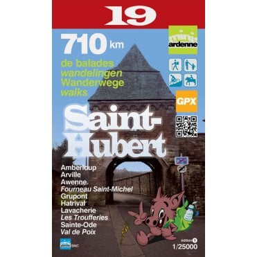 Saint-Hubert Walking & Cycling Map | Mini-Planet sheet 19