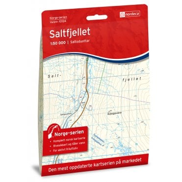 10124: Saltfjellet Norge-serien 1:50 000