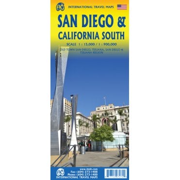 San Diego & California South Travel Reference Map