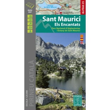 Sant Maurici / Els Encantats Hiking map