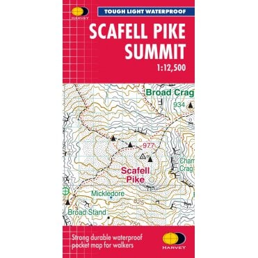 Scafell Summit Map