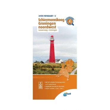 Schiermonnikoog, North West Groningen - ANWB Cycling Map 3