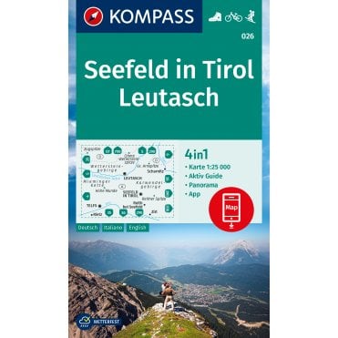 Seefeld in Tirol, Leutasch | Kompass hiking map 026