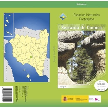 Serranía de Cuenca. 1:50.000 Natural Park 50K map