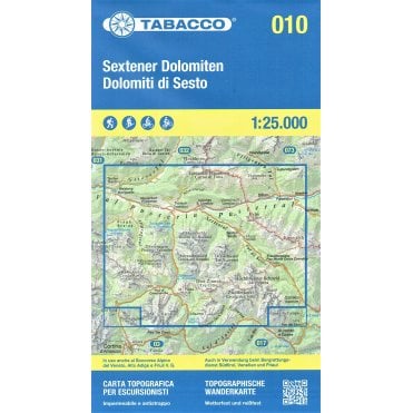 Sextener Dolomiten/Dolomiti di Sesto | Tabacco, map 010