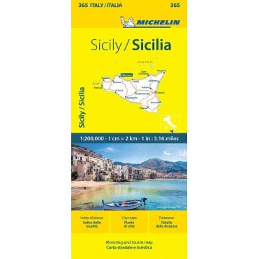Michelin Local Maps of Italy 0365: Sicily