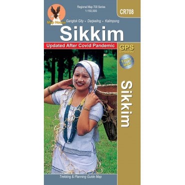 Sikkim Political Map. Nepa Map CR708