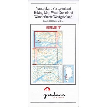 Sisimiut: West Greenland Hiking Map No. 10 (1:100 000)