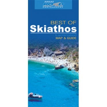Skiathos (Greece) 'best of' tourist map with information guide
