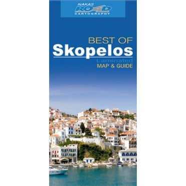 Skopelos (Greece) 'best of' tourist map with information guide