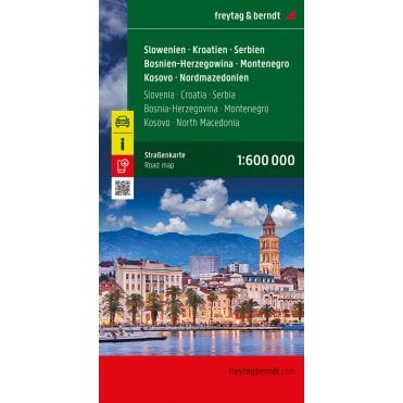 Slovenia - Croatia - Serbia-Montenegro - Bosnia - Macedonia Road Map