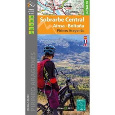 Sobrarbe Central - Ainsa - Boltana (2 map mountain biking set).