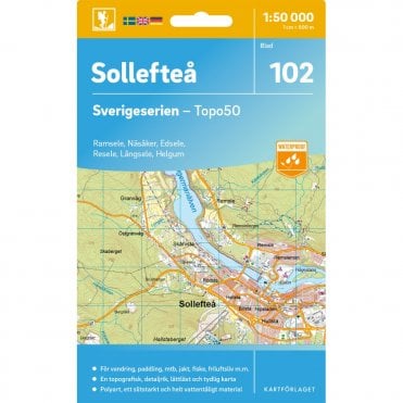 Solleftea (Sweden) - Norstedts Outdoor map 102