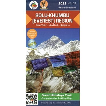 Solu-Khumbu (Everest) region | Nepa Great Himalaya Trail Map NP103