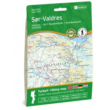 Sor-Valdres - Nordeca Topo 3000 map 3021