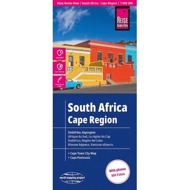 South Africa, Cape region Map - Reise Know-How