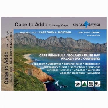 South Africa Southern Cape: Cape Town to Montagu maps SC1 & SC2