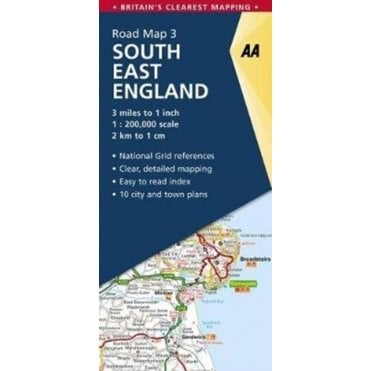 AA Road Map Britain 03: South East England