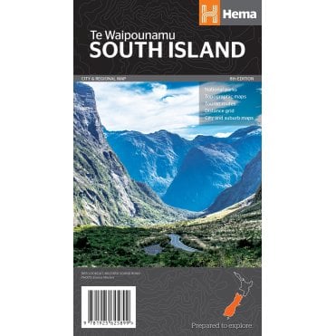 South Island New Zealand Map