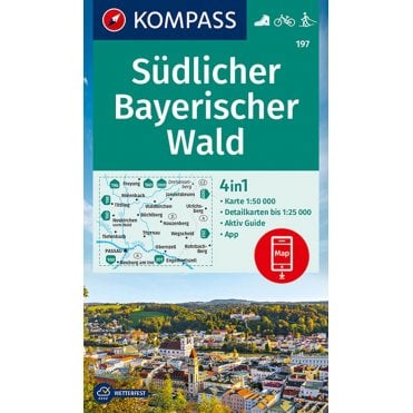 Southern Bavarian Forest | Kompass hiking map 197