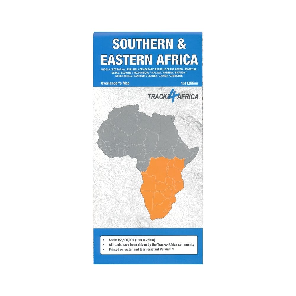 Southern & Eastern Africa Overlander's Map