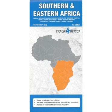 Southern & Eastern Africa Overlander's Map