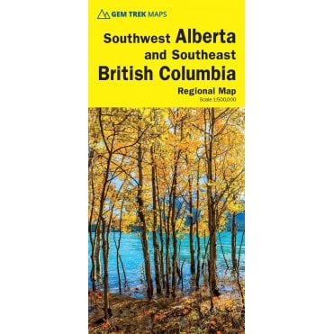 Alberta Southwest / British Columbia Southeast Map