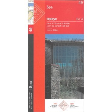 Spa - Belgium IGN Topo map 49