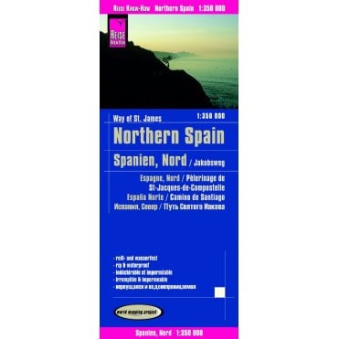 Spain (North) / Way of St. James Map - Reise Know-How