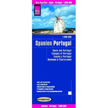 Spain, Portugal Map - Reise Know-How