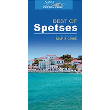 Spetses (Greece) 'best of' tourist map with information guide
