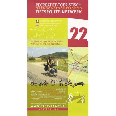 22: Aisne Valley Cycling Map