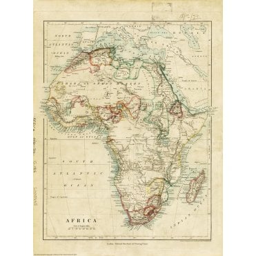 Stanford's Africa Map (1879)