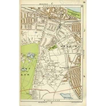 Stanford's Indexed Atlas of the County of London, Sheet 58,