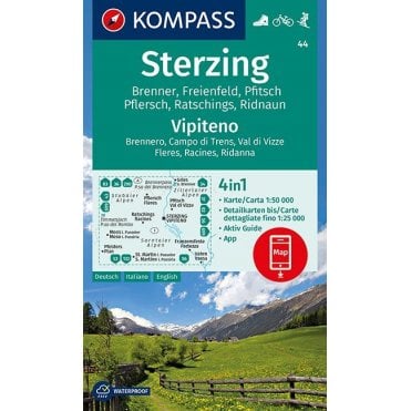 Sterzing / Vipiteno | Kompass hiking map 44