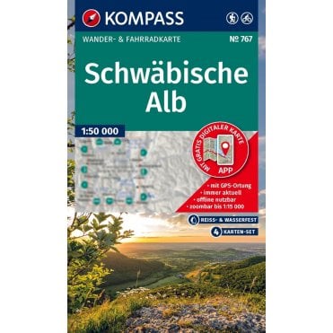 Swabian Alb | Kompass hiking map 767