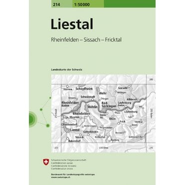Swiss National Map 214: Liestal