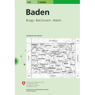 Swiss National Map 215: Baden