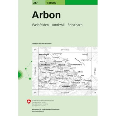 Swiss National Map 217: Arbon