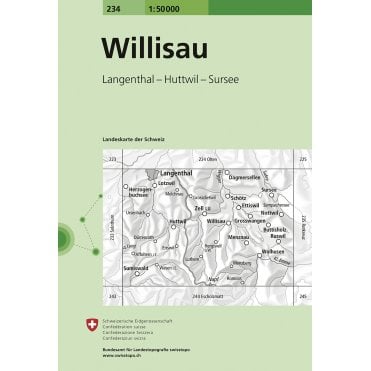 Swiss National Map 234: Willisau