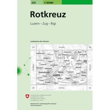 Swiss National Map 235: Rotkreuz