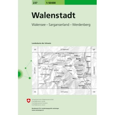 Swiss National Map 237: Walenstadt