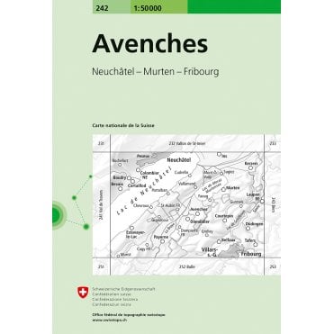 Swiss National Map 242: Avenches