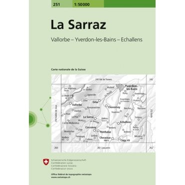Swiss National Map 251: La Sarraz
