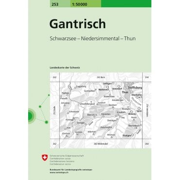 Swiss National Map 253: Gantrisch
