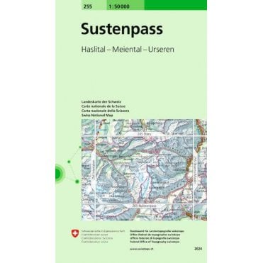 Swiss National Map 255: Sustenpass