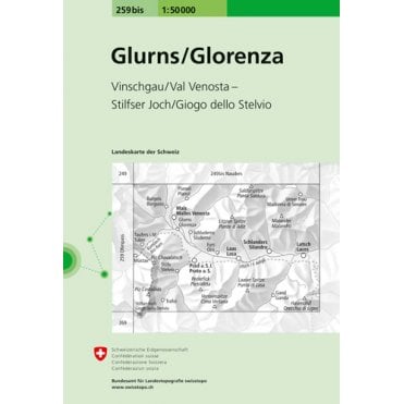 Swiss National Map 259bis: Glurns / Glorenza