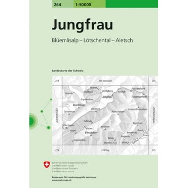Swiss National Map 264: Jungfrau